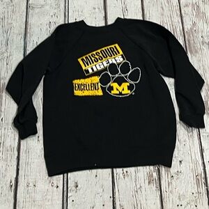Vintage 80s University of Missouri Tigers NCAA College Pullover Sweatshirt